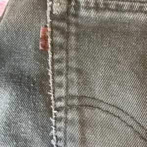 Vintage Levi Olive shorts